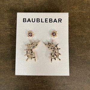Baublebar spider and spiderweb earrings